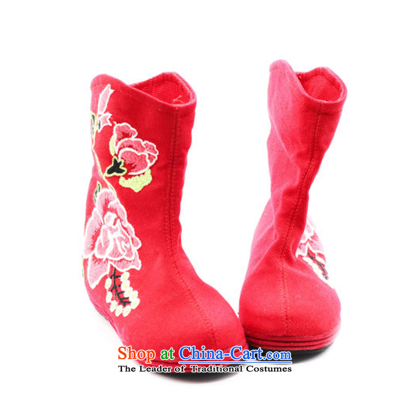 Is small and the old Beijing mesh upper ethnic pure cotton thousands of children boots ZCA03 embroidered ground green 20 is small-mi (LOVELY BEAUTY , , , shopping on the Internet