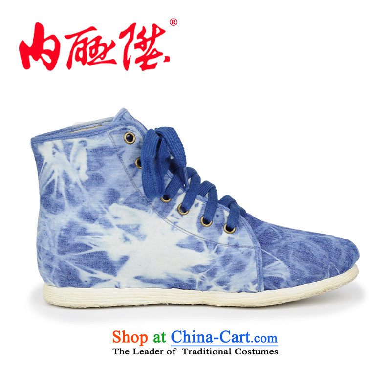 Inline l women shoes-gon thousands of ocean blue ladies boot during the spring and autumn tangyan Beijing 8642A mesh upper blue 37, inline l , , , shopping on the Internet