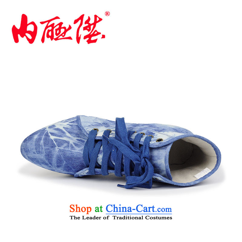 Inline l women shoes-gon thousands of ocean blue ladies boot during the spring and autumn tangyan Beijing 8642A mesh upper blue 37, inline l , , , shopping on the Internet