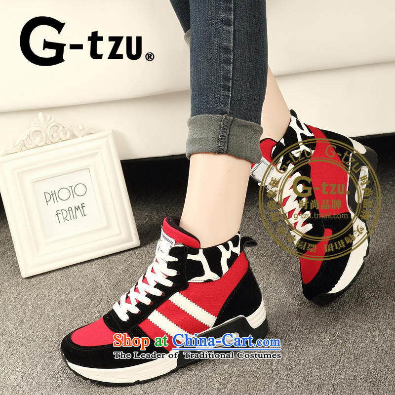 The autumn 2015 new gtzu Korean president thick-spell-colored shoes with a casual running shoe girl there were 7,386 houses framed color 38,G-TZU,,, shopping on the Internet