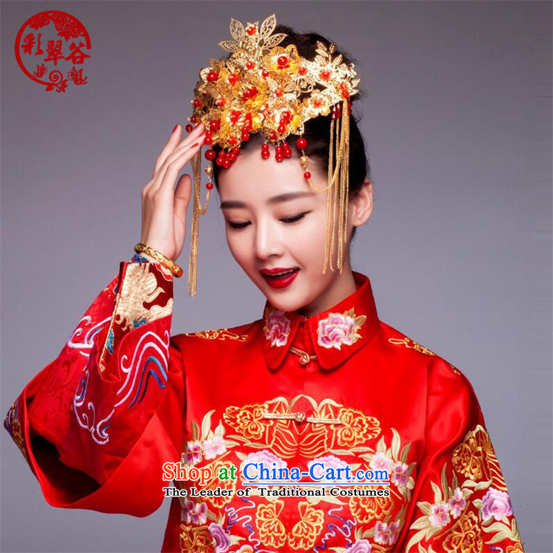 Multimedia verdant valleys costume stream Su Feng Crown CHINESE CHEONGSAM Crown Head Ornaments Soo-wo service use the accessories to the dragon gift of Hong Kong Valley Shopping on the Internet has been pressed.