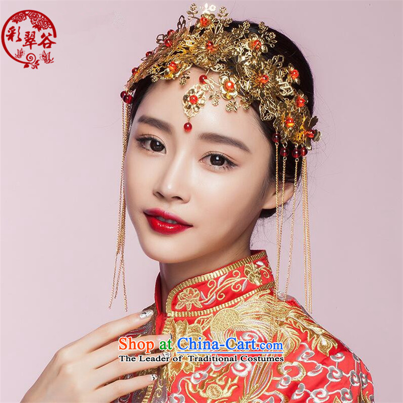 Also the Hong Kong Chinese classics brides Valley Head Ornaments Soo-wo service hair decorations of the international flow of marriage wedding Su Feng Han-koon Accessories, and the color of the Hong Kong Valley Shopping on the Internet has been pressed.