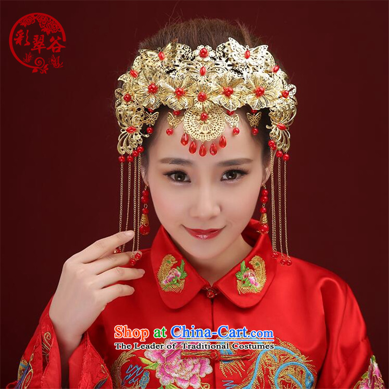 Multimedia verdant valleys bride costume Head Ornaments edging CHINESE CHEONGSAM FUNG Sau Wo Service Classic Champion accessories gift