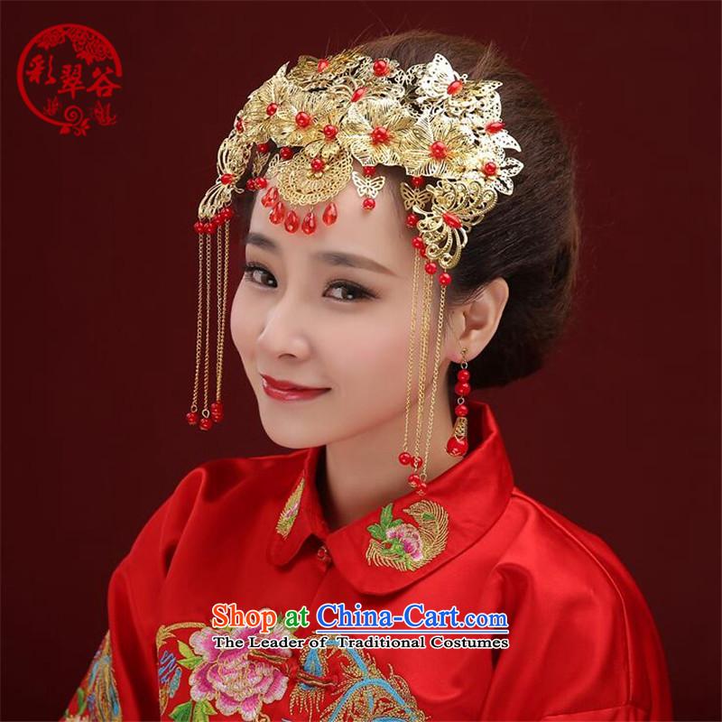 Multimedia verdant valleys bride costume Head Ornaments edging CHINESE CHEONGSAM FUNG Sau Wo Service Classic Champion accessories gift of the verdant valleys , , , shopping on the Internet