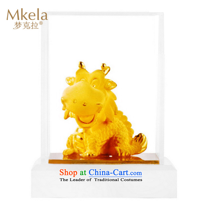 Dream of gold thousands mkela carat gold ornaments lint-free cast gold ornaments thousands of gold cast Kim 12 animals of the Chinese zodiac ornaments Lung