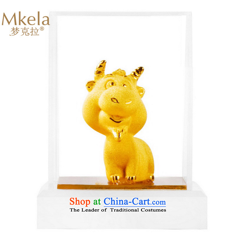 Dream of gold thousands mkela carat gold ornaments lint-free cast gold ornaments thousands of gold cast Kim 12 animals of the Chinese zodiac sheep Ornaments