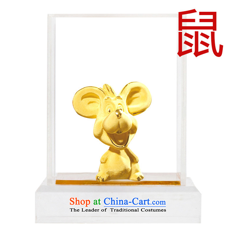 Dream of gold thousands mkela carat gold ornaments lint-free cast gold ornaments thousands of gold cast Kim 12 animals of the Chinese zodiac sheep ornaments, Dream Accra shopping on the Internet has been pressed.