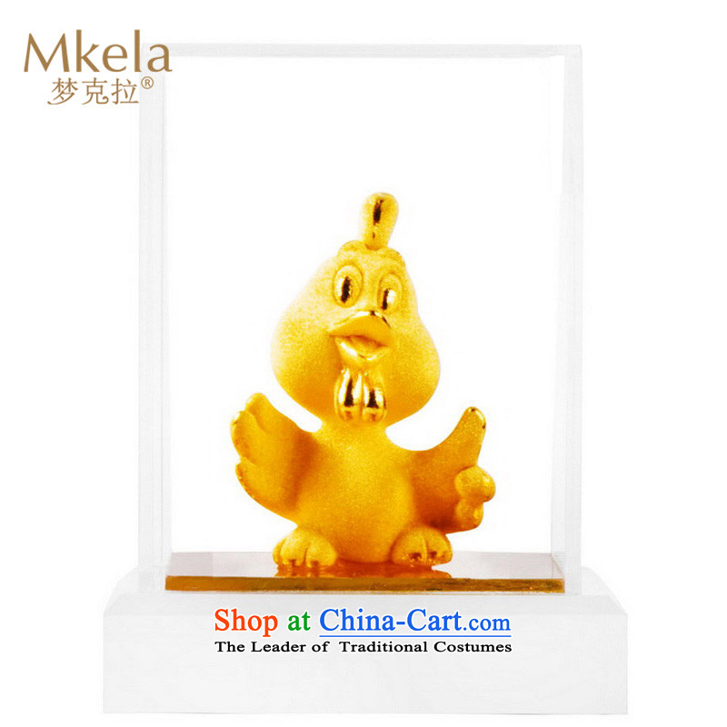 Dream of gold thousands mkela carat gold ornaments lint-free cast gold ornaments thousands of gold cast Kim 12 animals of the Chinese zodiac ornaments chicken