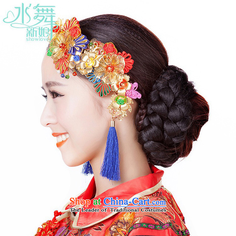 Water & bridal costume Head Ornaments qipao Sau Wo services furnished to the highest posts trim head Bong-flower ancient style jewelry, water & , , , shopping on the Internet