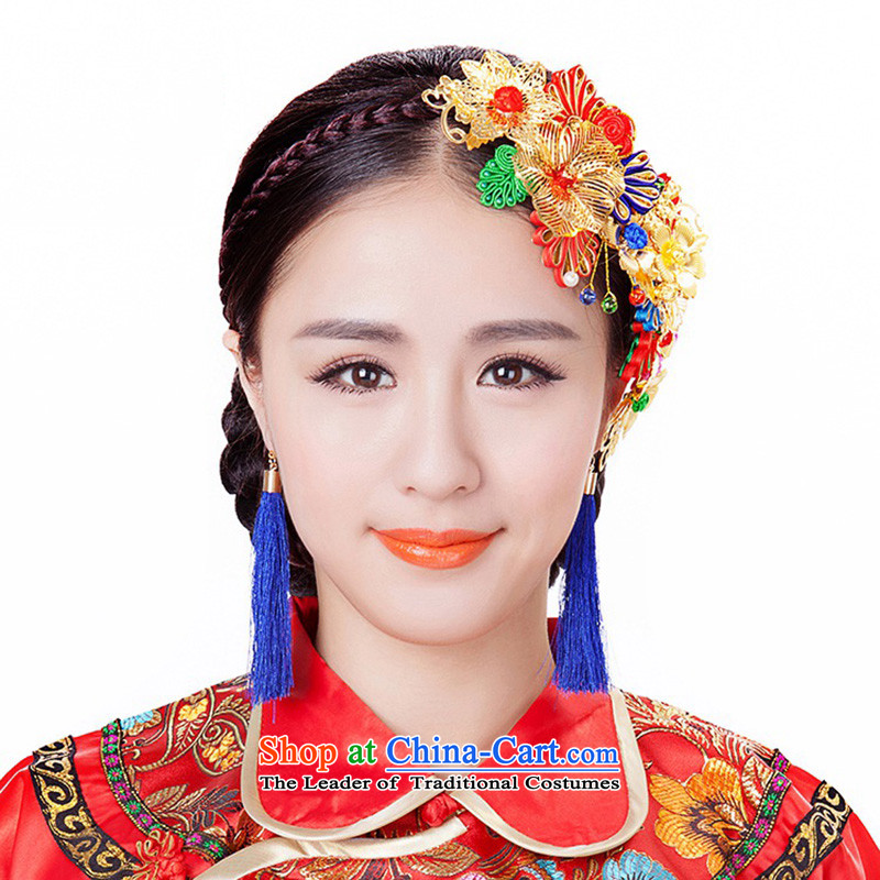 Water & bridal costume Head Ornaments qipao Sau Wo services furnished to the highest posts trim head Bong-flower ancient style jewelry, water & , , , shopping on the Internet