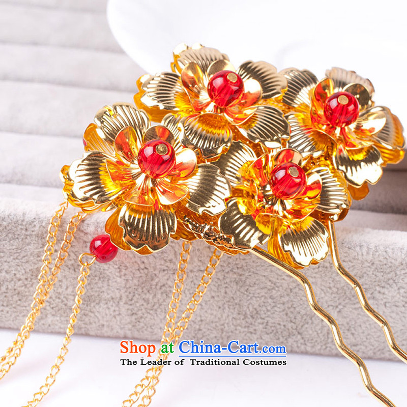 Water & bridal classics by Ornate Kanzashi stream Su, classical style qipao and Ornate Kanzashi sub-Head Ornaments Chinese gold ornaments Accessories sub-one-to-bag yarn, water & , , , shopping on the Internet