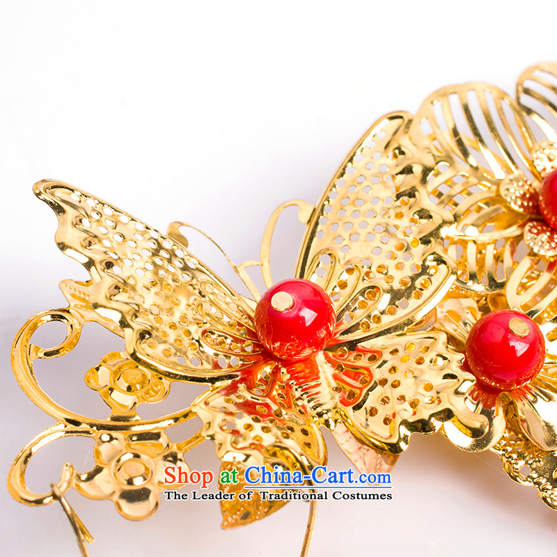Water & bridal costume Head Ornaments edging classical Soo Wo Service with ornaments Chinese butterfly hair decorations of a single head-dress up, water & , , , shopping on the Internet