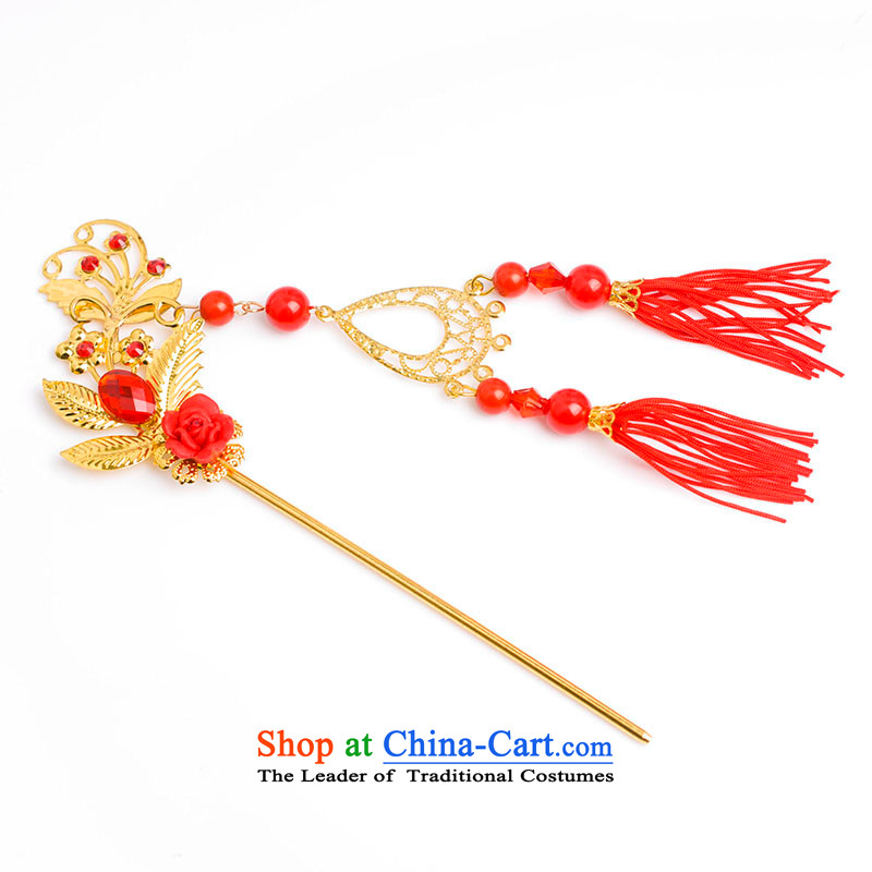Water & bridal Chinese Classics by Ornate Kanzashi headdress edging kanzashi sub-step red rock and classic furnishings edging kanzashi daughter and a root A, water & , , , shopping on the Internet