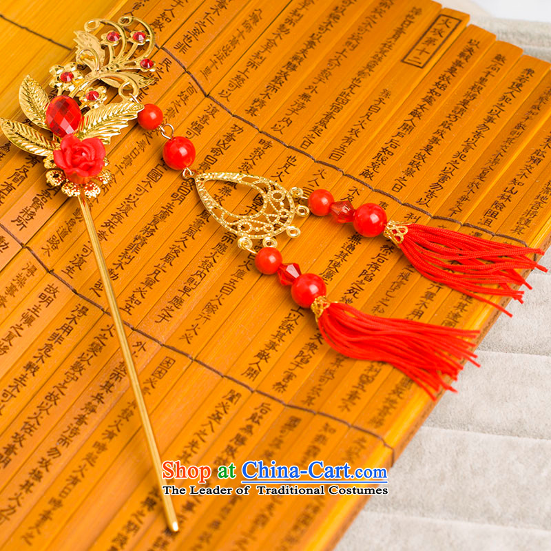 Water & bridal Chinese Classics by Ornate Kanzashi headdress edging kanzashi sub-step red rock and classic furnishings edging kanzashi daughter and a root A, water & , , , shopping on the Internet