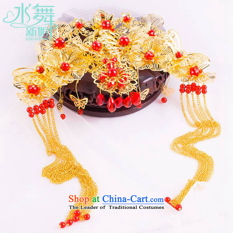 Water & bridal costume Head Ornaments edging CHINESE CHEONGSAM FUNG Sau Wo Service Classic Champion Accessories Red Head Ornaments gift box, Water & , , , shopping on the Internet