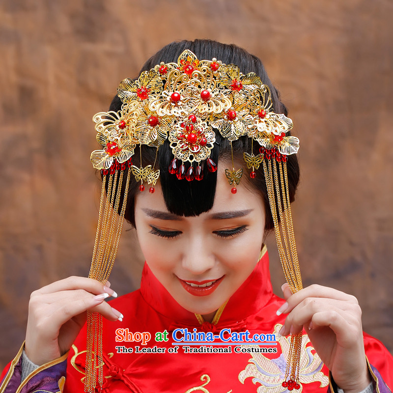 Water & bridal costume Head Ornaments edging CHINESE CHEONGSAM FUNG Sau Wo Service Classic Champion Accessories Red Head Ornaments gift box, Water & , , , shopping on the Internet