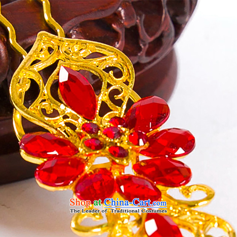 Water & bridal Red Classics Barrette Ornate Kanzashi cheongsam look up the Chinese Soo Wo Service, water & kanzashi shopping on the Internet has been pressed.