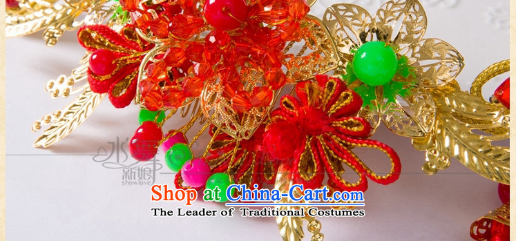 Water & bridal gold red gold leaf flowers hair accessories for Chinese marriage ornaments costume qipao accessories model of 10,511 International Gift Box Picture, prices, brand platters! The elections are supplied in the national character of distribution, so action, buy now enjoy more preferential! As soon as possible.