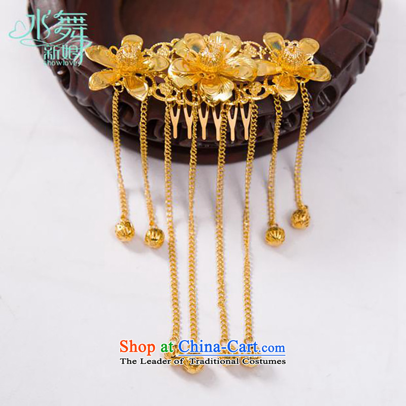Water & bridal Chinese Head Ornaments Gold Stream Su classical costume qipao accessories Soo Wo Service brush gold yarn bag picture, prices, brand platters! The elections are supplied in the national character of distribution, so action, buy now enjoy more preferential! As soon as possible.