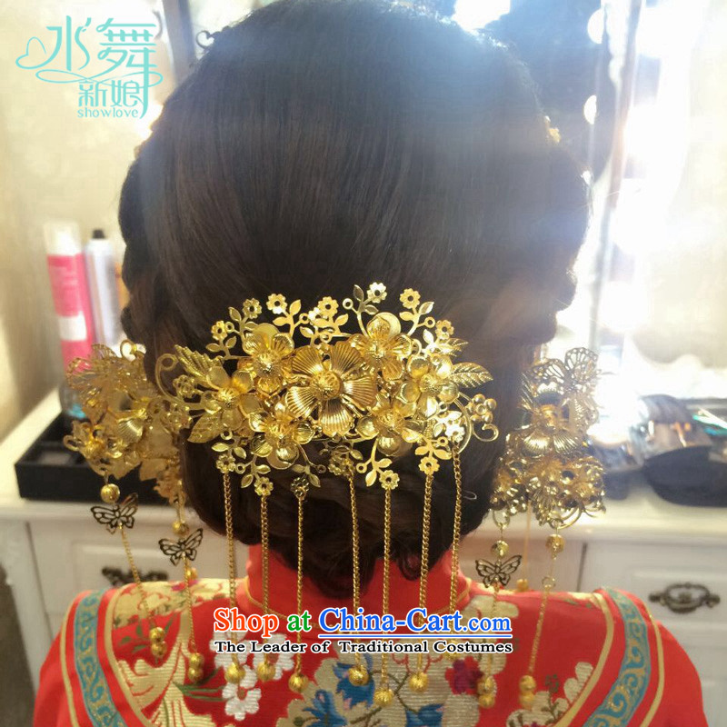 Water & bridal Chinese Head Ornaments Gold Stream Su classical costume qipao accessories Soo Wo Service brush gold yarn bag picture, prices, brand platters! The elections are supplied in the national character of distribution, so action, buy now enjoy more preferential! As soon as possible.
