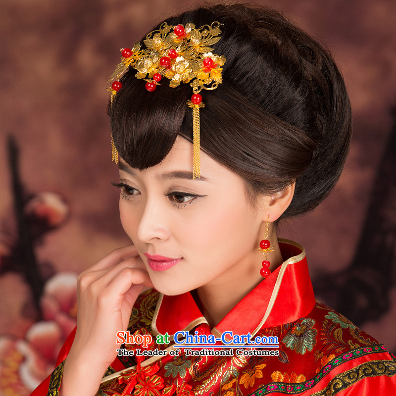 2015 new bride mslover headdress retro hair decorations Chinese Soo kimono accessories for ornaments GS141209, edging of Lisa (MSLOVER) , , , shopping on the Internet