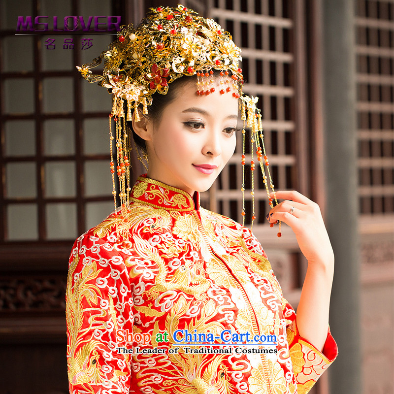  Chinese bride head-dress mslover longfeng use Bong-sam Hui retro-su accessories ancient decorations of the world to GS141216