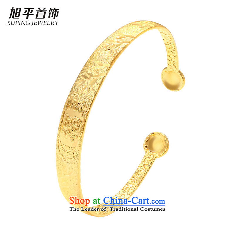 Gold Jewelry xupingjewelry China Wind Flower Park opening retro bracelets girl well field rings 23K gold car flower gift of opening design of random-wook XUPING JEWELRYI jewelry (flat) , , , shopping on the Internet