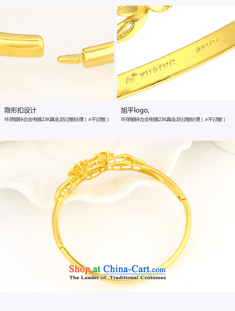 Gold Jewelry xupingjewelry lily flowers opening bracelets women car China wind collar 23K gold within marriage a diameter of about 6cm photo, prices, brand platters! The elections are supplied in the national character of distribution, so action, buy now enjoy more preferential! As soon as possible.
