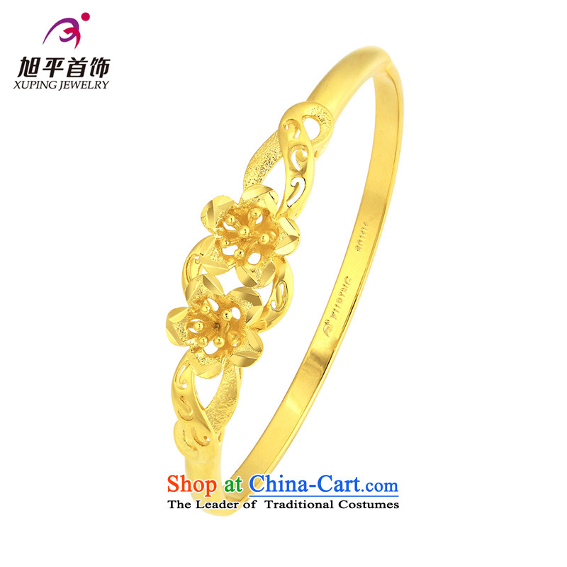 Gold Jewelry xupingjewelry lily flowers opening bracelets women car China wind collar?23K gold within marriage a diameter of about 6cm