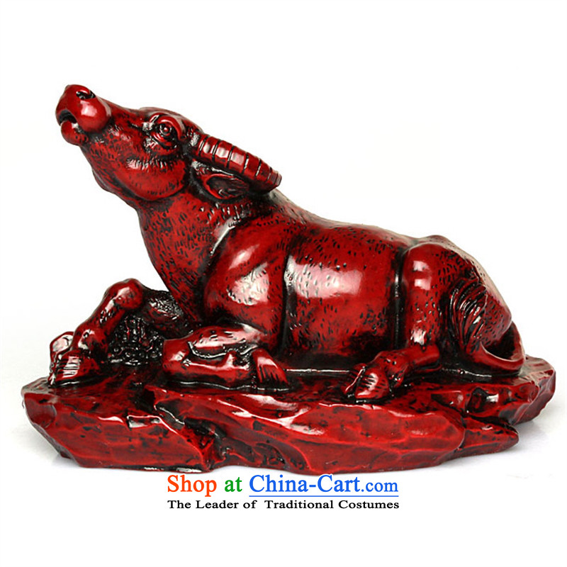 B : b water b stone rosewood effect cattle zodiac cattle is 12 for the women of the Chinese zodiac cattle2368 craft home decorations ornaments on a non-base, b b water b stone wood , , , shopping on the Internet