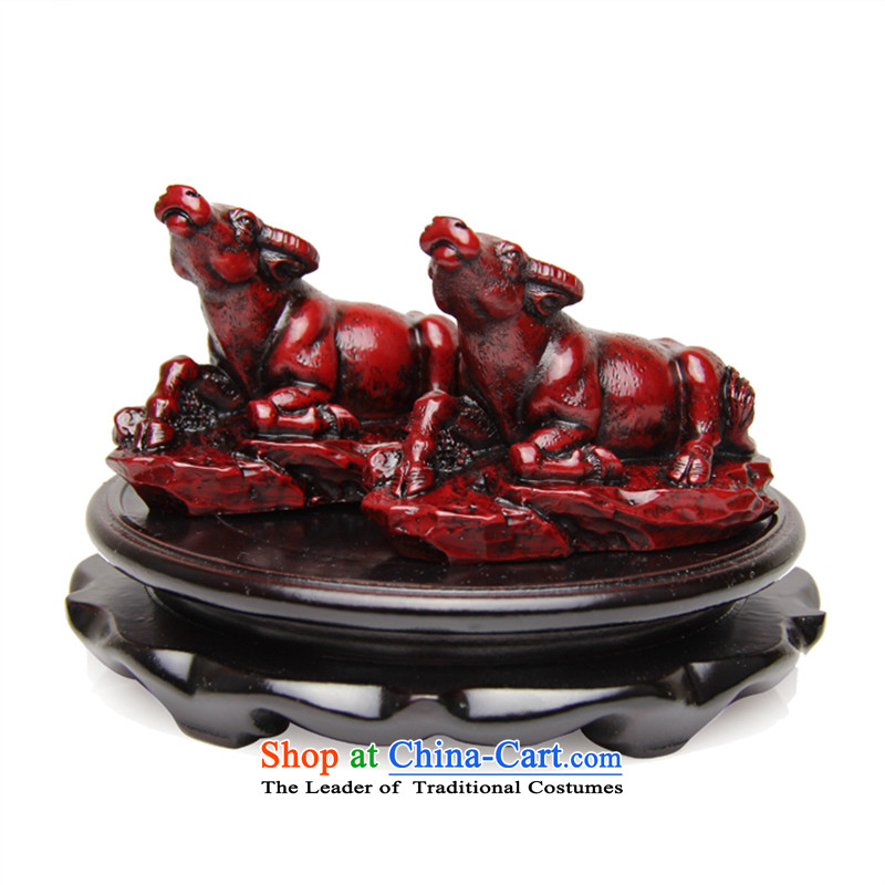 B : b water b stone rosewood effect cattle zodiac cattle is 12 for the women of the Chinese zodiac cattle2368 craft home decorations ornaments with a base b, b water b stone wood , , , shopping on the Internet