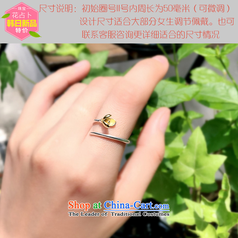 Pure silver rings female muck 925 silver silver rings opening arts adjustable tail precepts new gold rings China Wind Flower disciplinary point index finger guard against Korea jewelry S925 Pure Silver is not easily irritated, spend the divination , , , s