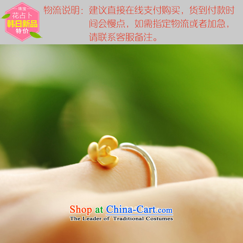 Pure silver rings female muck 925 silver silver rings opening arts adjustable tail precepts new gold rings China Wind Flower disciplinary point finger gently against the Japanese-ROK ornaments S925 Pure Silver is not easily irritated, spend the divination