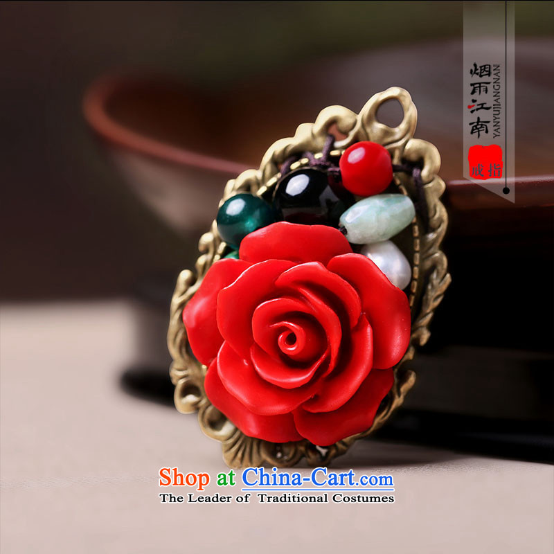 Rain carved roses paint Gangnam China wind ring finger exaggerated retro ethnic decorations are female (opening), Amidst the Rain Gangnam , , , shopping on the Internet