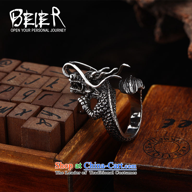 Beier China wind dragon rings men rings titanium steel chaoren opening rings men ring BR8-065 11#= code of the United States 25#,BEIER,,, shopping on the Internet