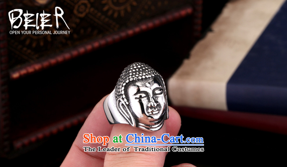 Beier stylishly titanium steel male Sakyamuni Buddhist rings irrepressible China wind lifestyle recommendations of personality chaoren rings gold-code 13# picture, prices, brand platters! The elections are supplied in the national character of distribution, so action, buy now enjoy more preferential! As soon as possible.