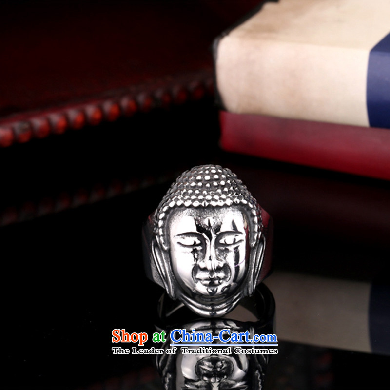 Beier stylishly titanium steel male Sakyamuni Buddhist rings irrepressible China wind lifestyle recommendations of personality chaoren rings gold-code 13#,BEIER,,, shopping on the Internet