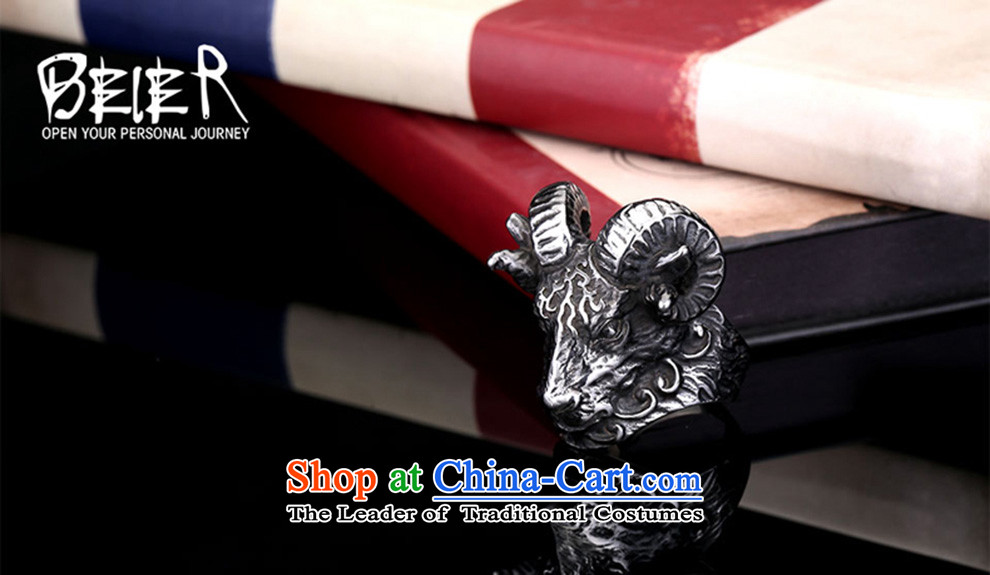 Beier Stylish ornaments, Korean Chinese zodiac sheep and stylish titanium steel despot rings jewelry men personality chaoren BR8-157 BR8-157 ring of the country 22# Zhuangfu pictures, 10#= price, brand platters! The elections are supplied in the national character of distribution, so action, buy now enjoy more preferential! As soon as possible.