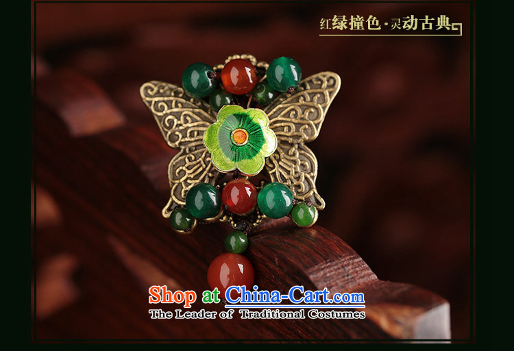 Onyx China wind rings Cloisonne Accessory forefinger exaggerated big butterfly retro ethnic decorations are female code refers to ring to adjust the picture, prices, brand platters! The elections are supplied in the national character of distribution, so action, buy now enjoy more preferential! As soon as possible.