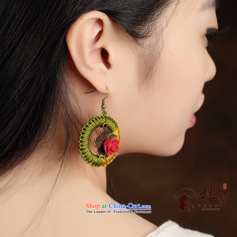 Original handcrafted accessories from retro look like China wind of the Grand Circle ear ear ornaments Fall Arrest of ethnic earrings female switch Ear Clip copper-colored _Fit No Kungkuan plus 2 Yuan, possession of the United States , , , shopping on the
