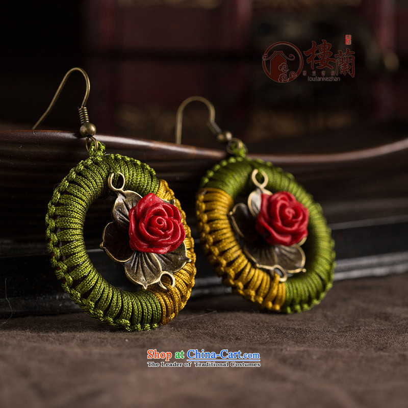 Original handcrafted accessories from retro look like China wind of the Grand Circle ear ear ornaments Fall Arrest of ethnic earrings female switch Ear Clip copper-colored _Fit No Kungkuan plus 2 Yuan, possession of the United States , , , shopping on the