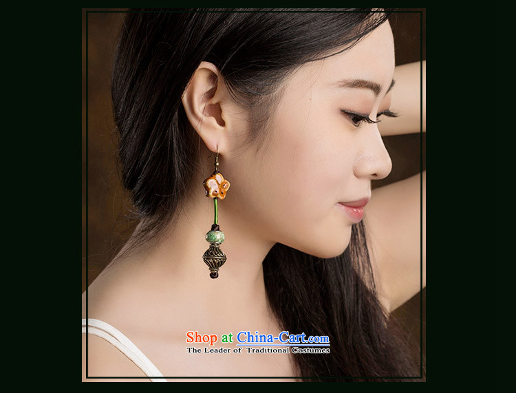 China wind sheikhs wind earrings long ancient retro decorations exaggerated sense of ear ear fall arrest girls ordinary alloy earhook copper-colored_high hardness, not easy to deform picture, prices, brand platters! The elections are supplied in the national character of distribution, so action, buy now enjoy more preferential! As soon as possible.