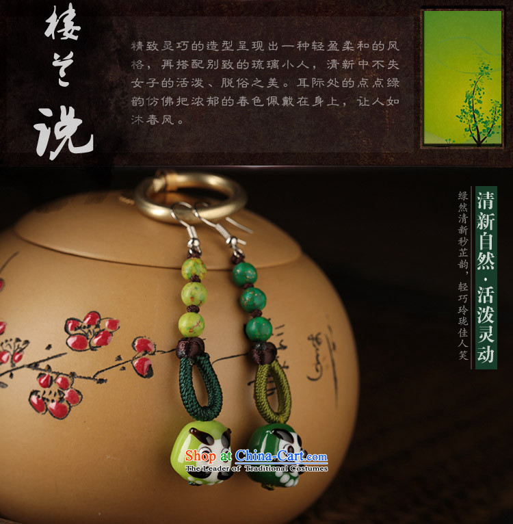 Green glass, ear ornaments nation manually wind earrings long female ancient style classical ear fall arrest ordinary alloy earhook_high hardness, not easy to deform picture, prices, brand platters! The elections are supplied in the national character of distribution, so action, buy now enjoy more preferential! As soon as possible.