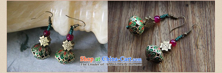 Hanata for antique palace China wind Cloisonne Accessory butterfly earrings female long ear Fall Arrest of ethnic old character jewelry ear ornaments picture, prices, brand platters! The elections are supplied in the national character of distribution, so action, buy now enjoy more preferential! As soon as possible.