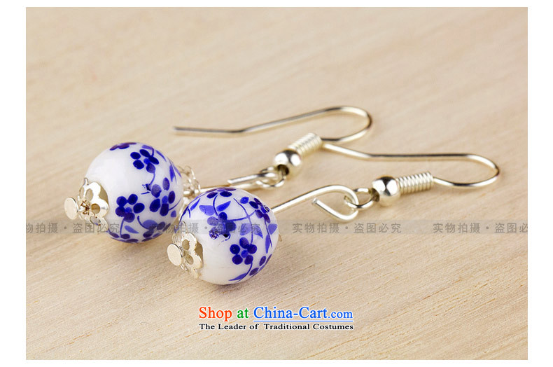Jing Huan Sleek and versatile Chinese Folk Wind creative retro personality manually ornaments ceramic accessories PORCELAIN BEADS JERG011 earrings ear ear ornaments blue flowers fall arrest picture, prices, brand platters! The elections are supplied in the national character of distribution, so action, buy now enjoy more preferential! As soon as possible.