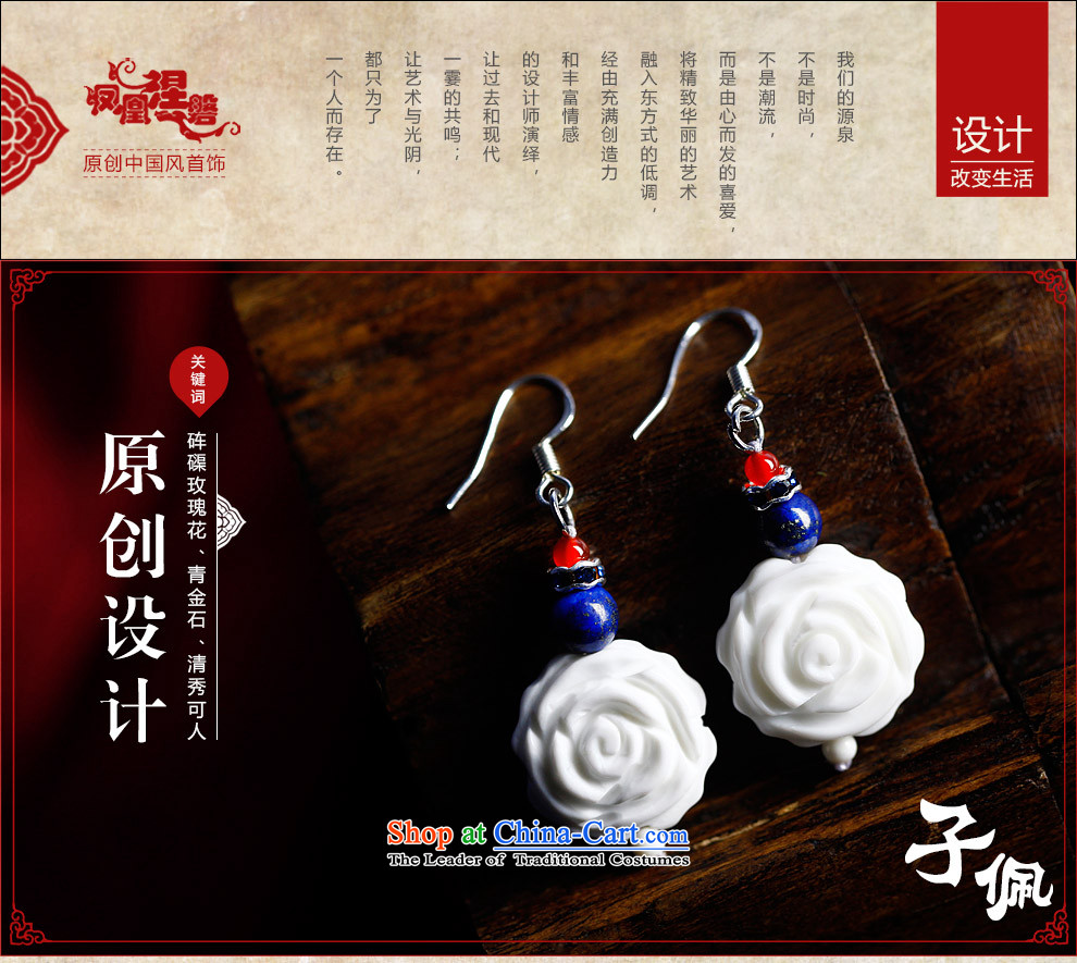 Phoenix Nirvana Jewelry China wind earrings and mainly female White Rose Original manually DIY sub-pei ear picture, prices, brand platters! The elections are supplied in the national character of distribution, so action, buy now enjoy more preferential! As soon as possible.