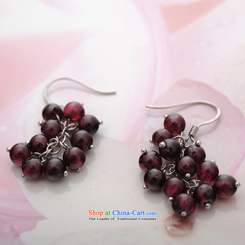 The talks with China wind beauty/ 925 silver Muscatel grapes earrings ear ornaments love, Pik Talks (beauty , , , shopping on the Internet