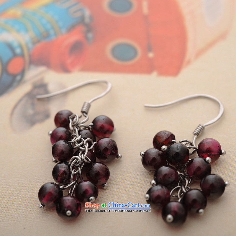 The talks with China wind beauty/ 925 silver Muscatel grapes earrings ear ornaments love, Pik Talks (beauty , , , shopping on the Internet