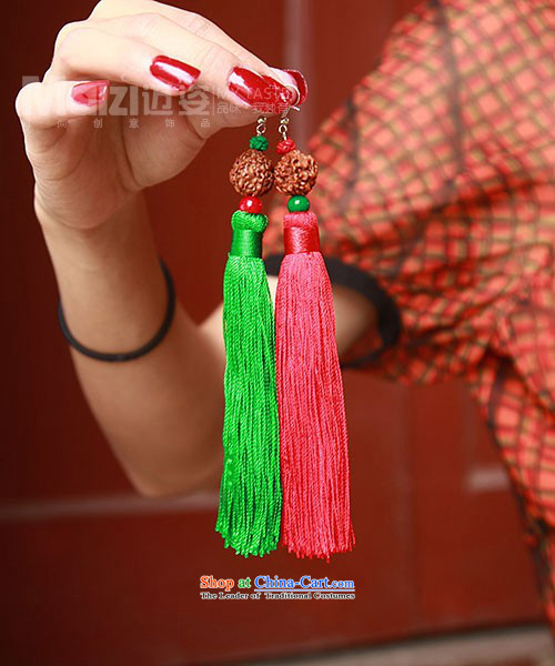 Mai Gigi Lai Festive China wind ear ornaments bodhi stylish flow bi-color photo of earrings Su, prices, brand platters! The elections are supplied in the national character of distribution, so action, buy now enjoy more preferential! As soon as possible.