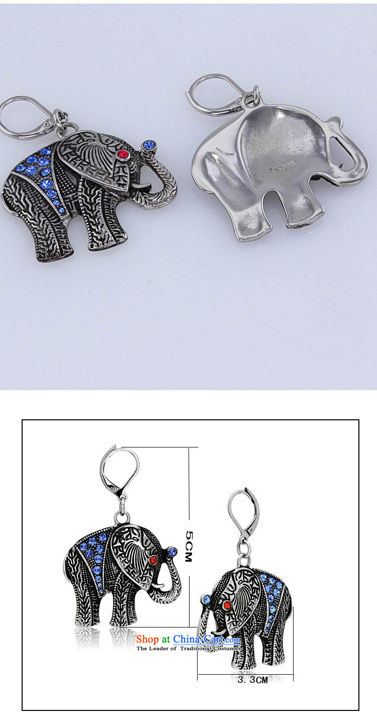 Carnival of ethnic stainless steel dream elephant ear Stylish retro plane crash animals to smear the ancient silver earrings small as the ear hook picture, prices, brand platters! The elections are supplied in the national character of distribution, so action, buy now enjoy more preferential! As soon as possible.